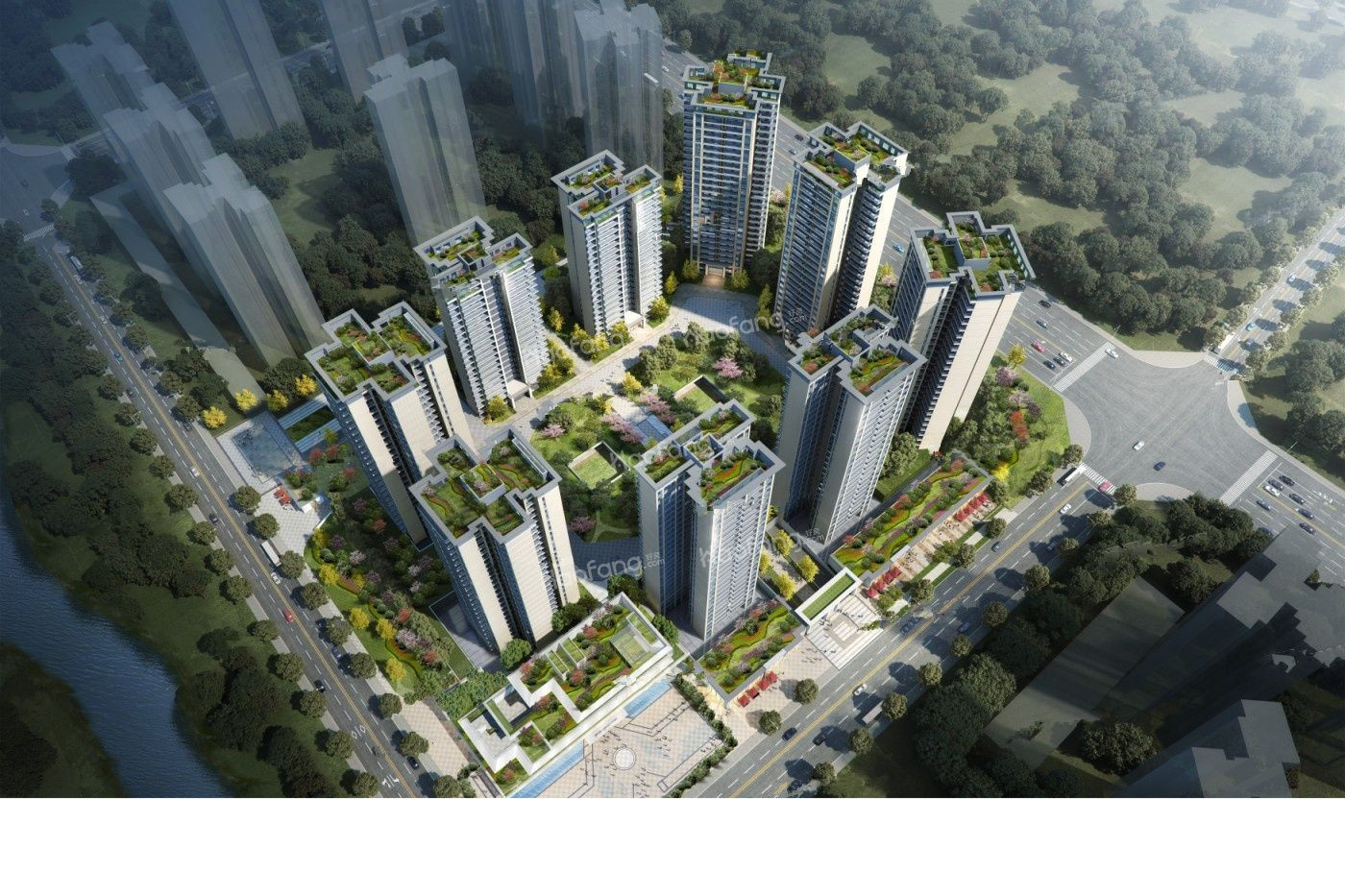 乐至德源龙湖城邦A区