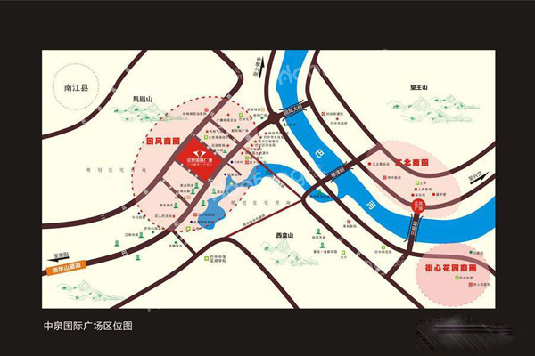 中泉国际购物广场商铺位置图