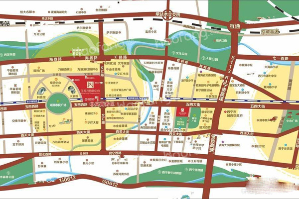 王府井·大象城缤纷街位置图