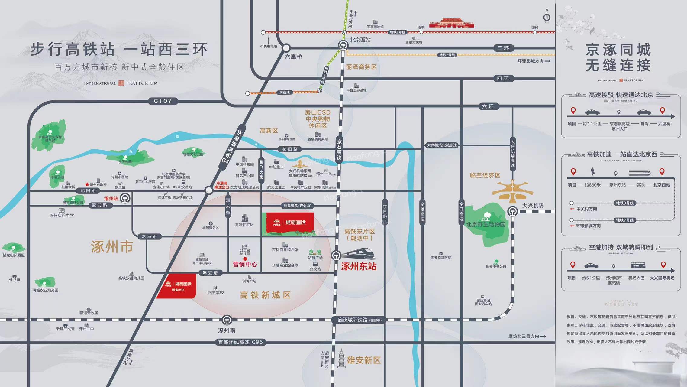 涿州中国铁建樾府国际配套图