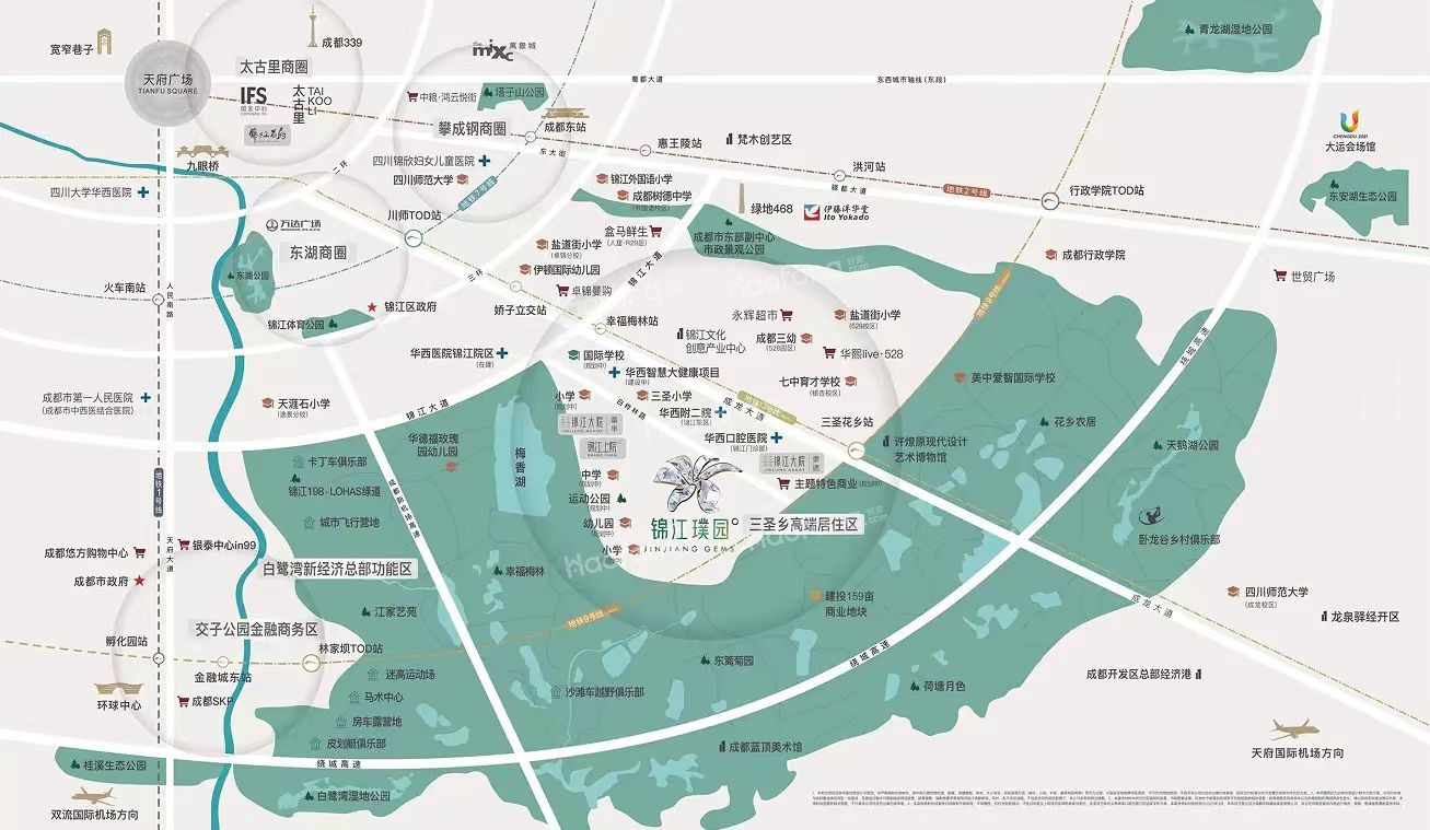 锦江璞园位置图