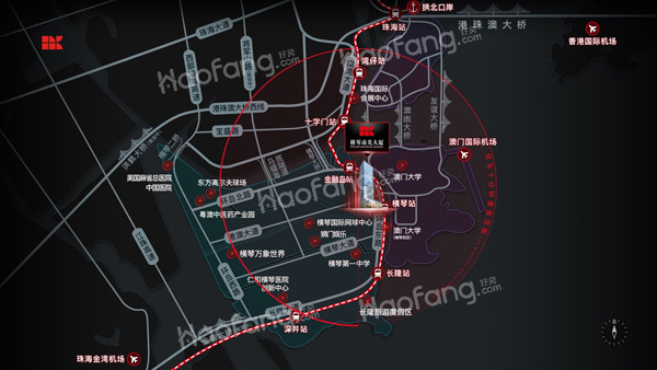 橫琴南光大廈位置圖