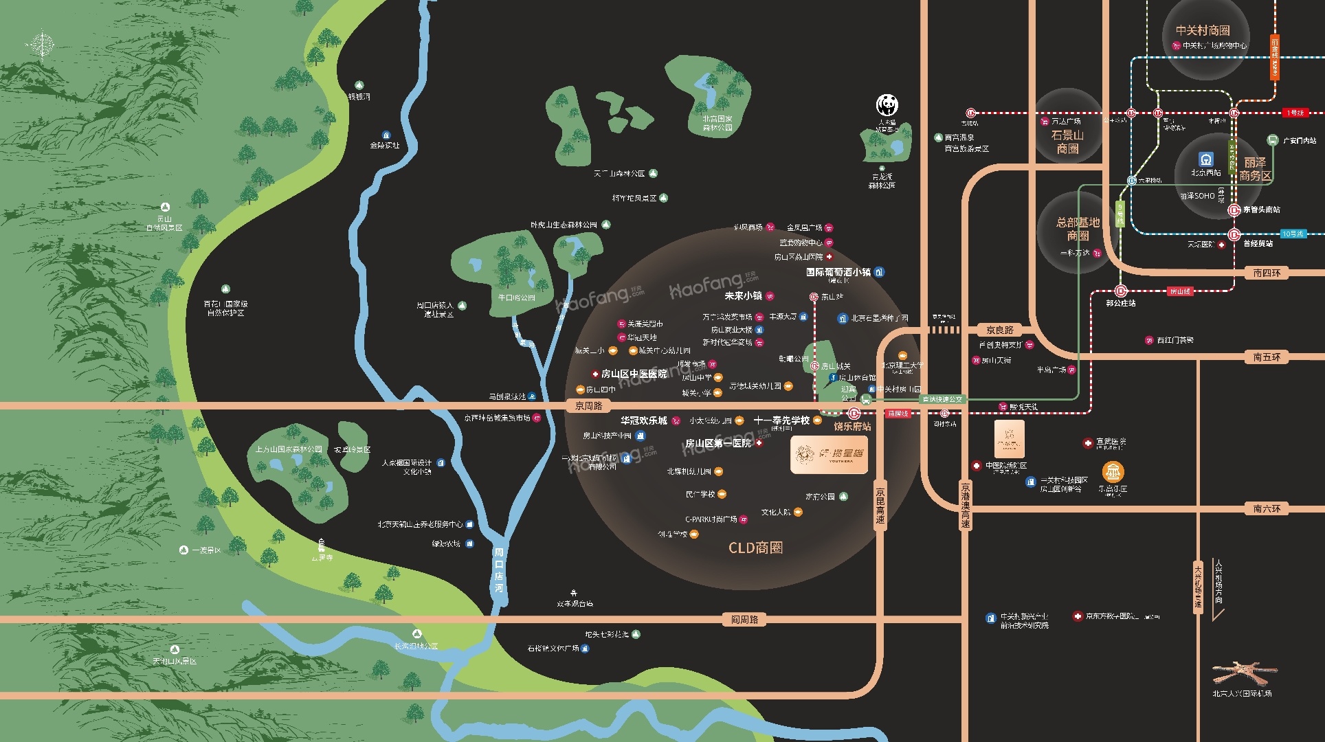 北京建工揽星樾位置图