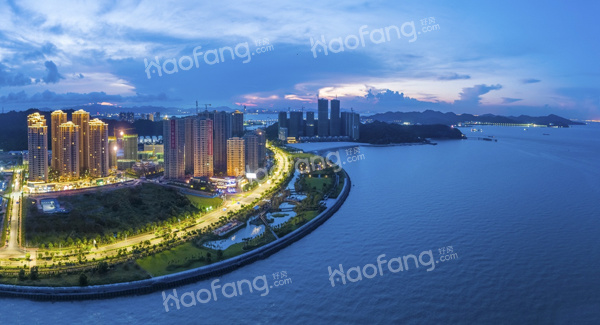 仁恒濱海半島實景圖