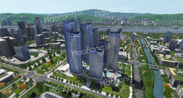 珠海中海南航灣區(qū)國際效果圖