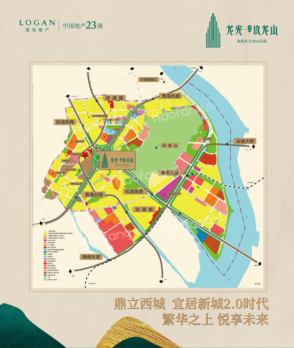 龍光玖龍山位置圖