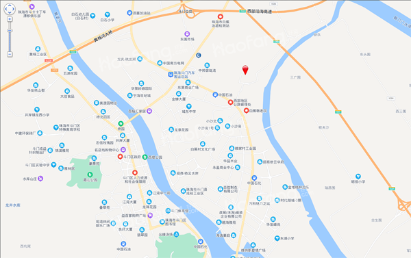 方直西岸位置圖