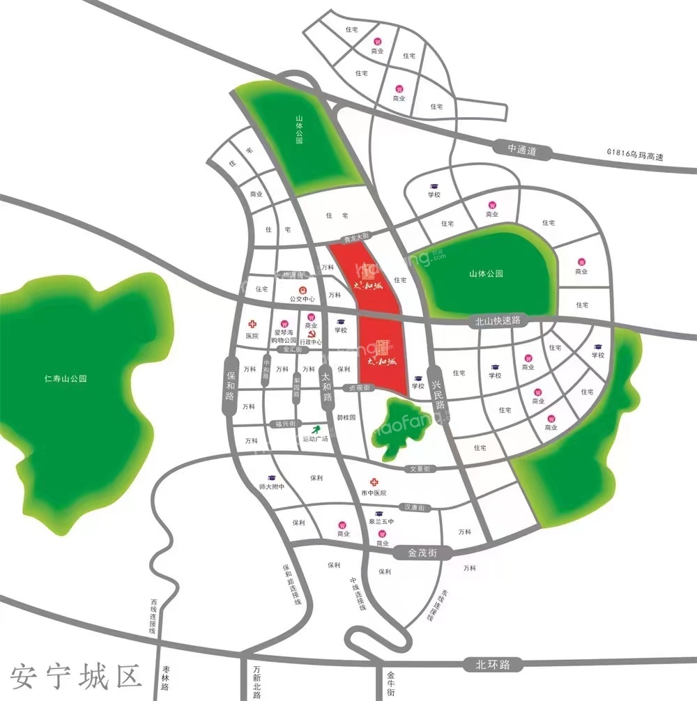 浩源·太和城位置图
