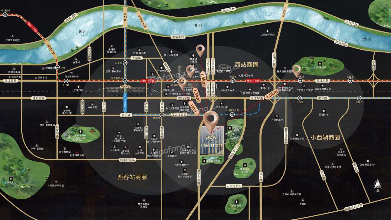 中车·共享城位置图