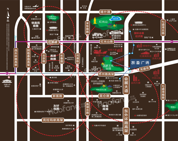 凯盈广场位置图