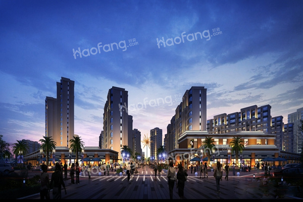 華發(fā)依山郡效果圖