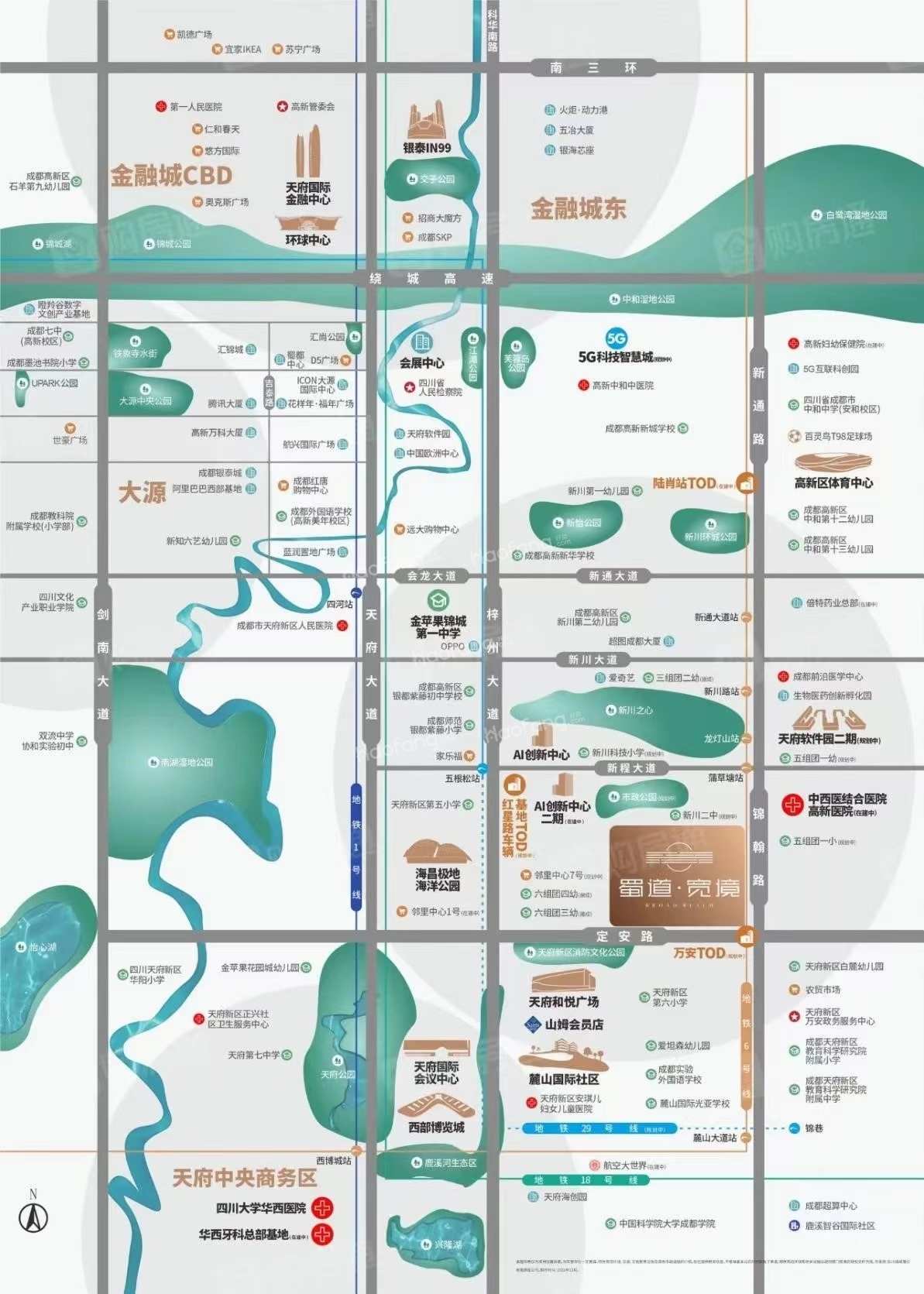 中国铁建新川樾位置图