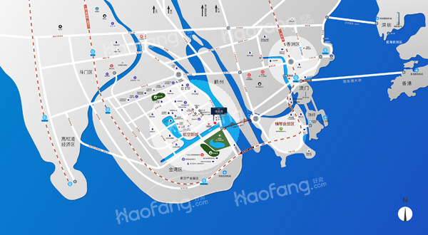 鵬瑞海玥灣位置圖