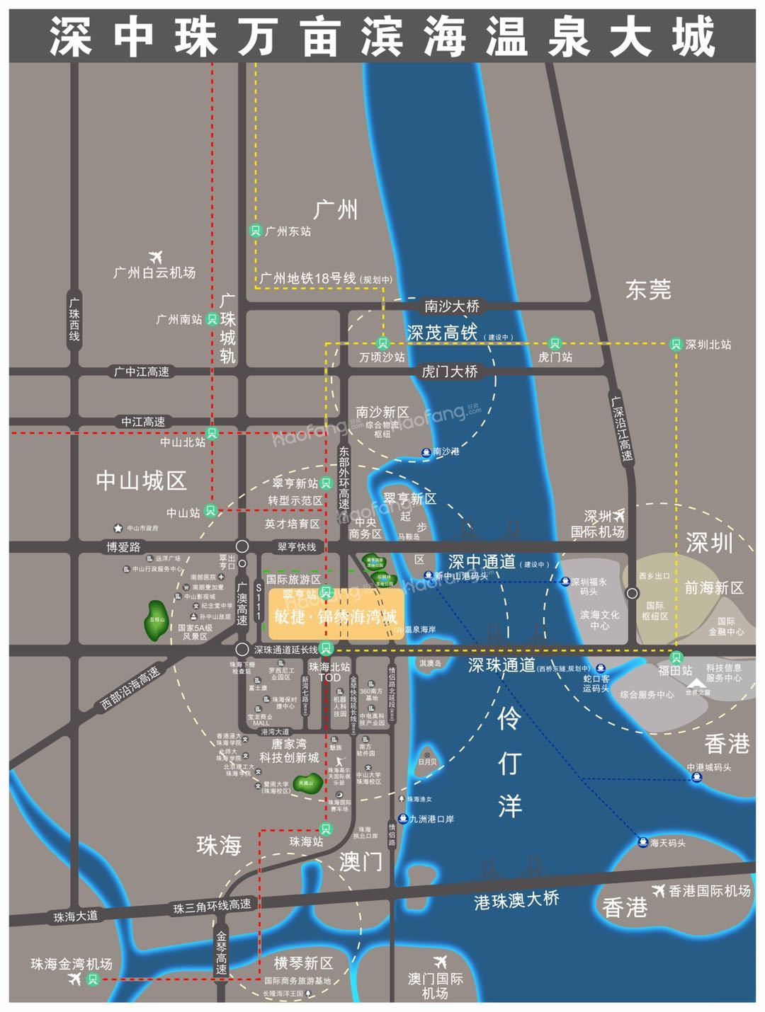 锦绣海湾城位置图