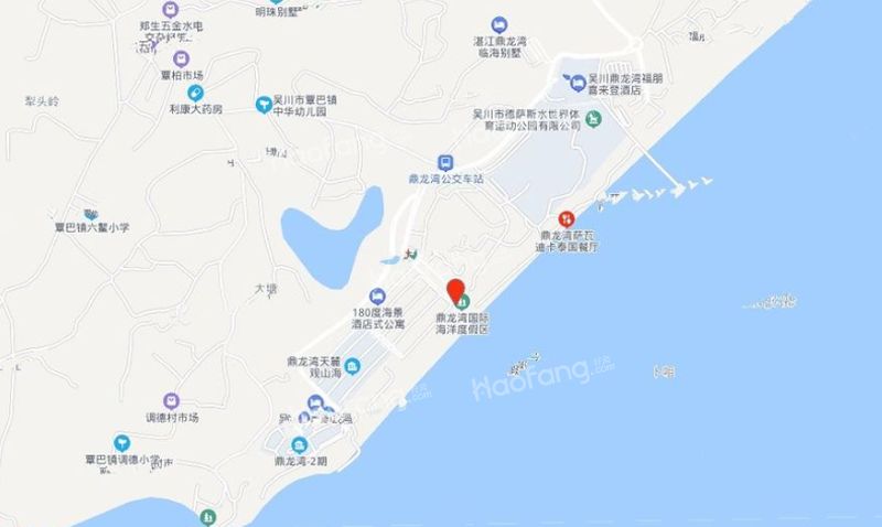 鼎龙湾国际海洋度假区位置图