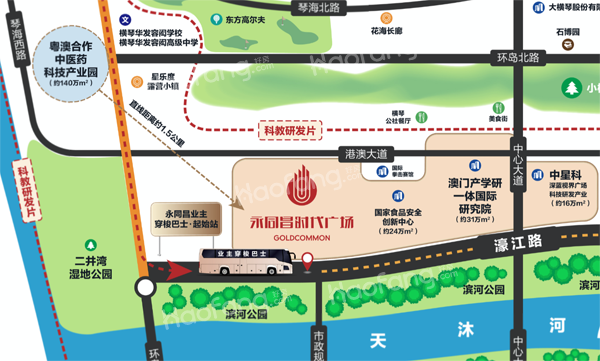 永同昌時代廣場位置圖