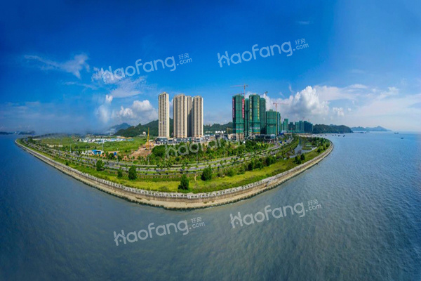 仁恒濱海半島實景圖