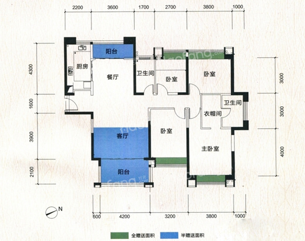 珠海-天慶晉海岸4室2廳2衛