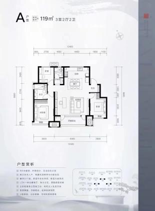 涿州中国铁建樾府国际3室2厅2卫