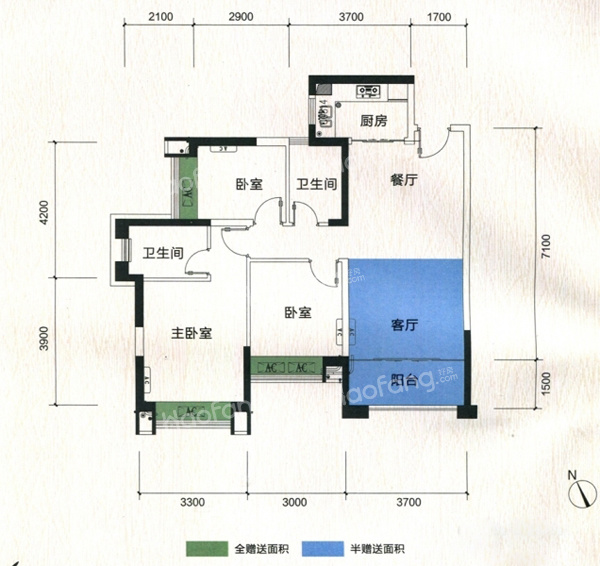 珠海-天慶晉海岸3室2廳2衛