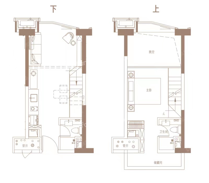 3# 40平米 （loft公寓）