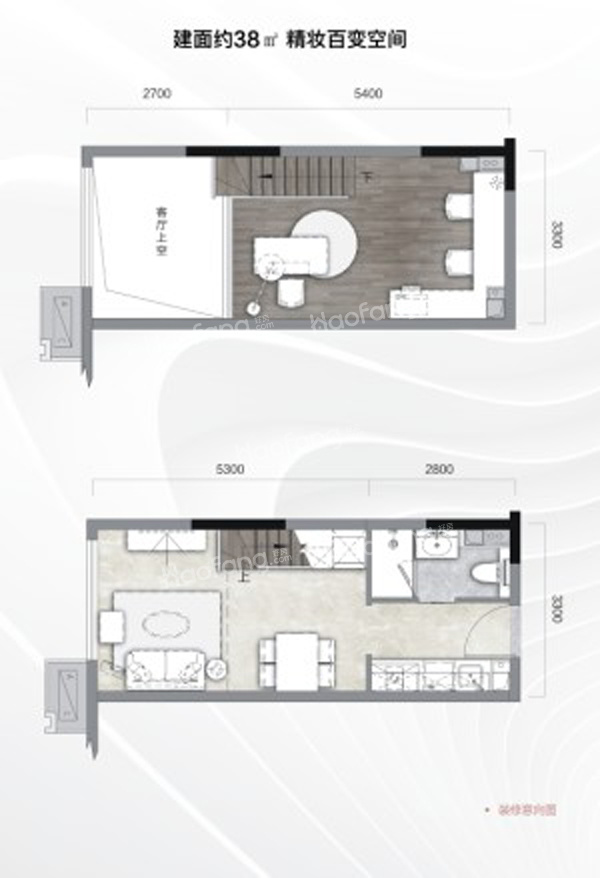 龍湖原著臺(tái)2室1廳1衛(wèi)