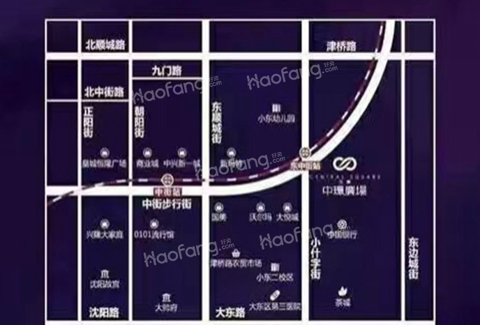 南华中环广场位置图