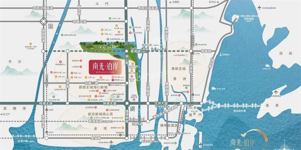 南光泊岸花園位置圖