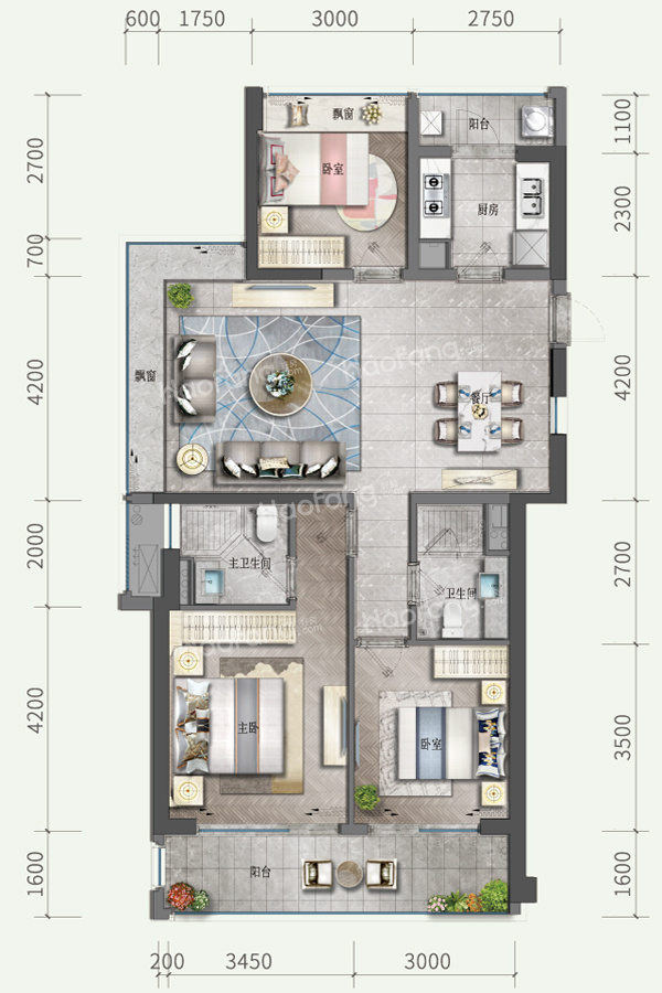翠湖香山·百合苑3室2廳2衛(wèi)