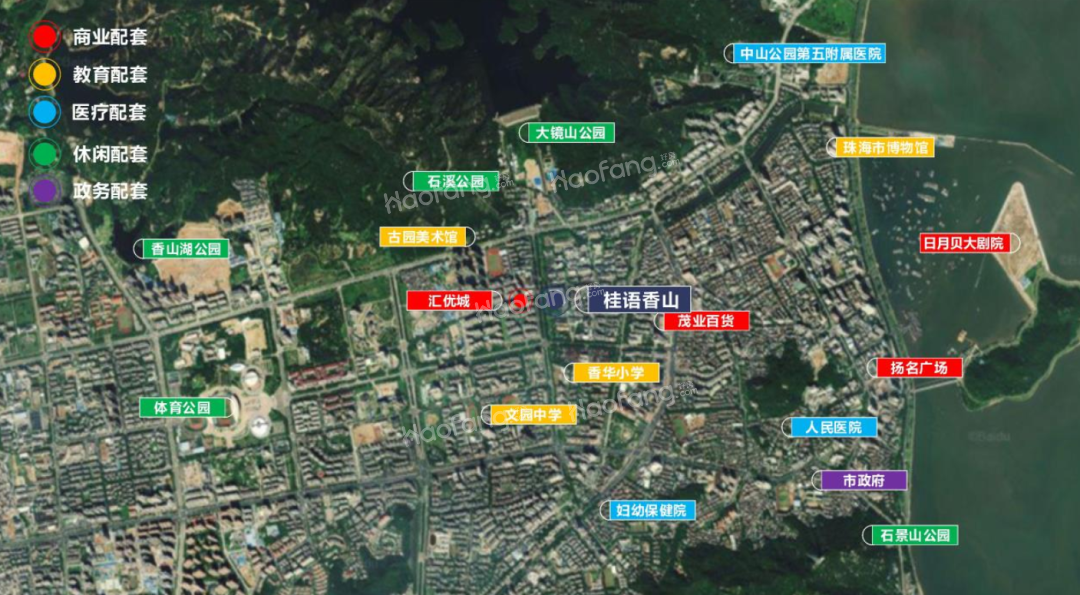 優特綠城·桂語香山位置示意圖