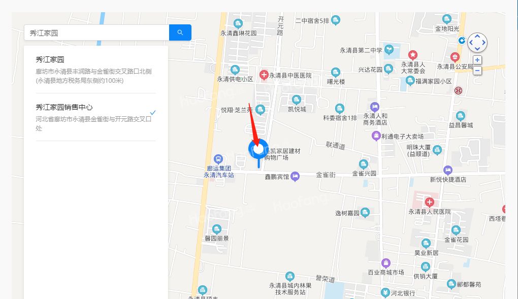 秀江家园位置图