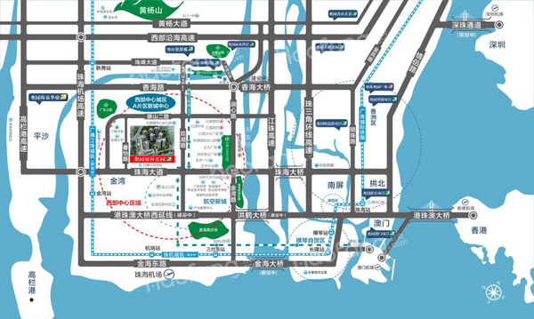 奧園展科花園位置圖