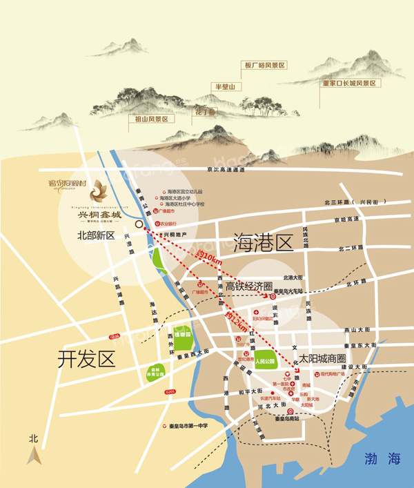 兴桐鑫城位置图