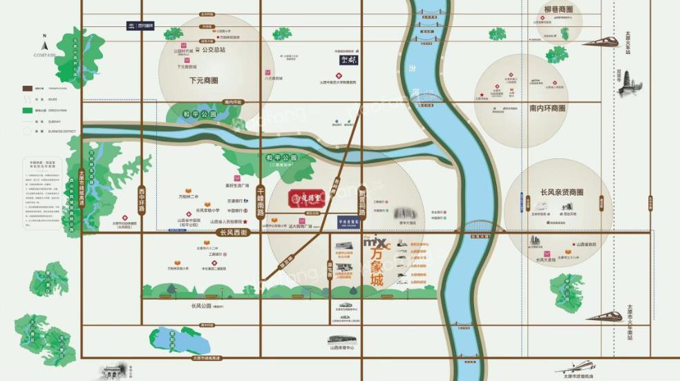 中国铁建·花语堂位置图