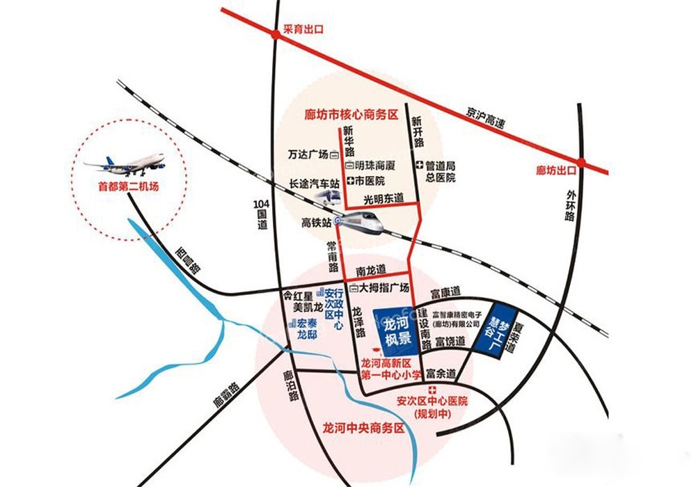 宏泰龙河枫景位置图