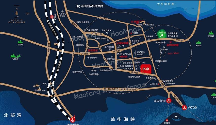 昌茂·新濠国际位置图