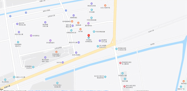 中铁青岛世界博览城·逸海位置图