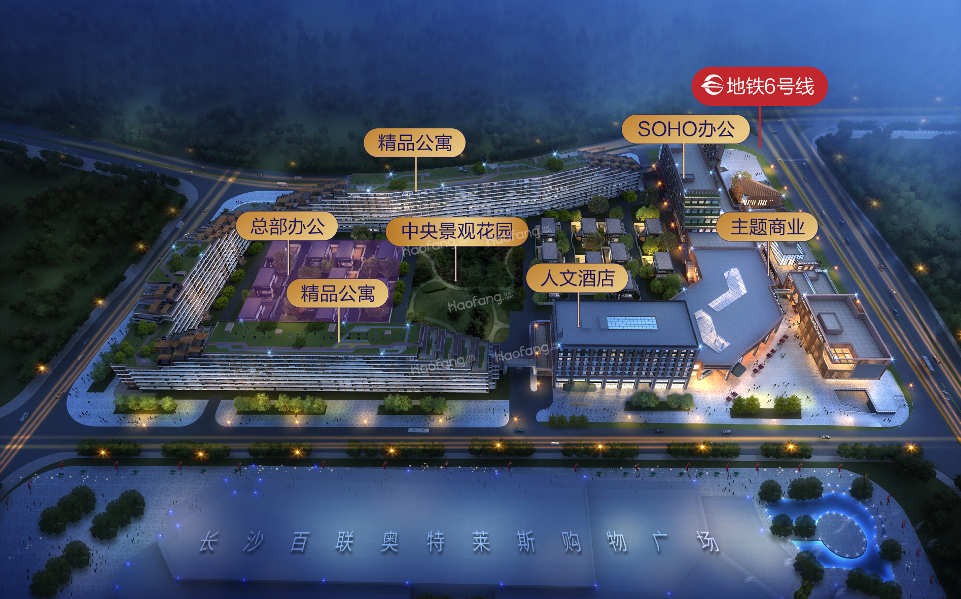 长沙百联购物公园·空港8号位置图
