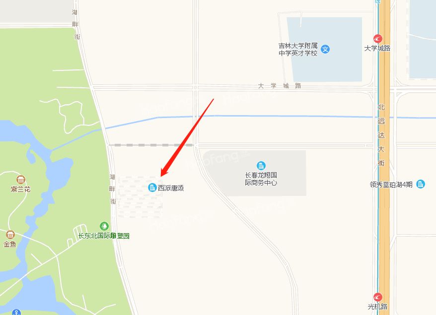 中国铁建西派唐颂位置图