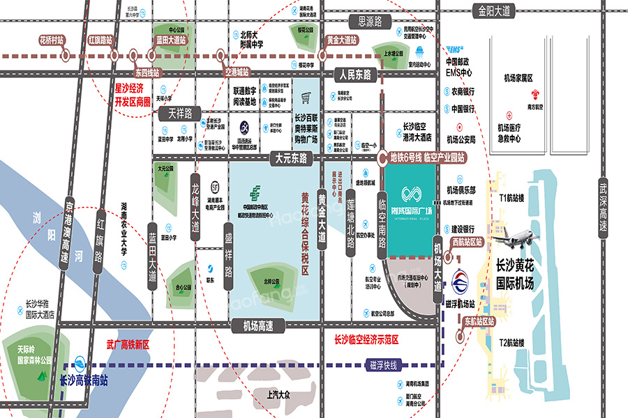 湘域国际广场位置图