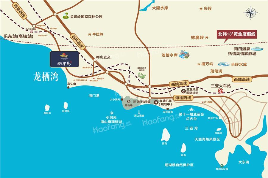 龙栖湾新半岛位置图