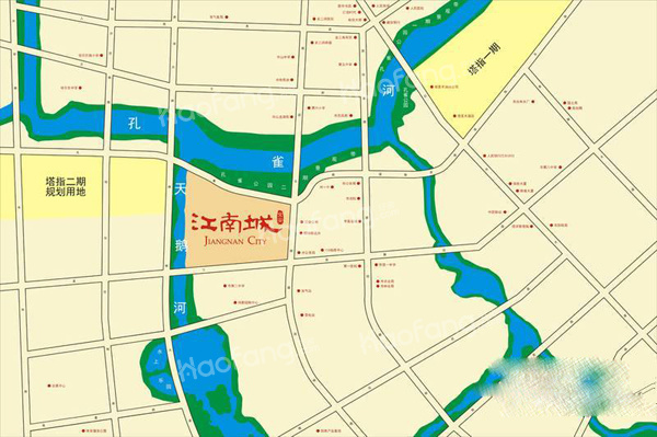 宝安江南城位置图