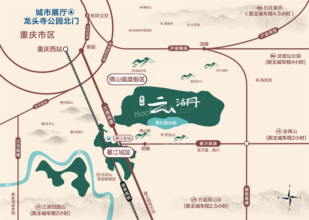 帝岭云湖位置图