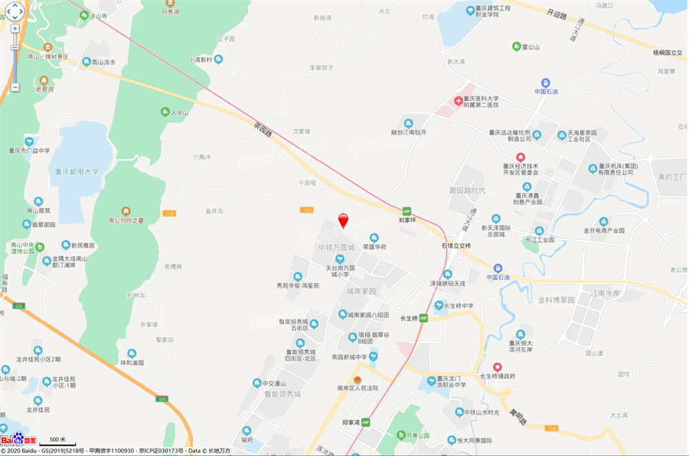 中国铁建南山和院位置图