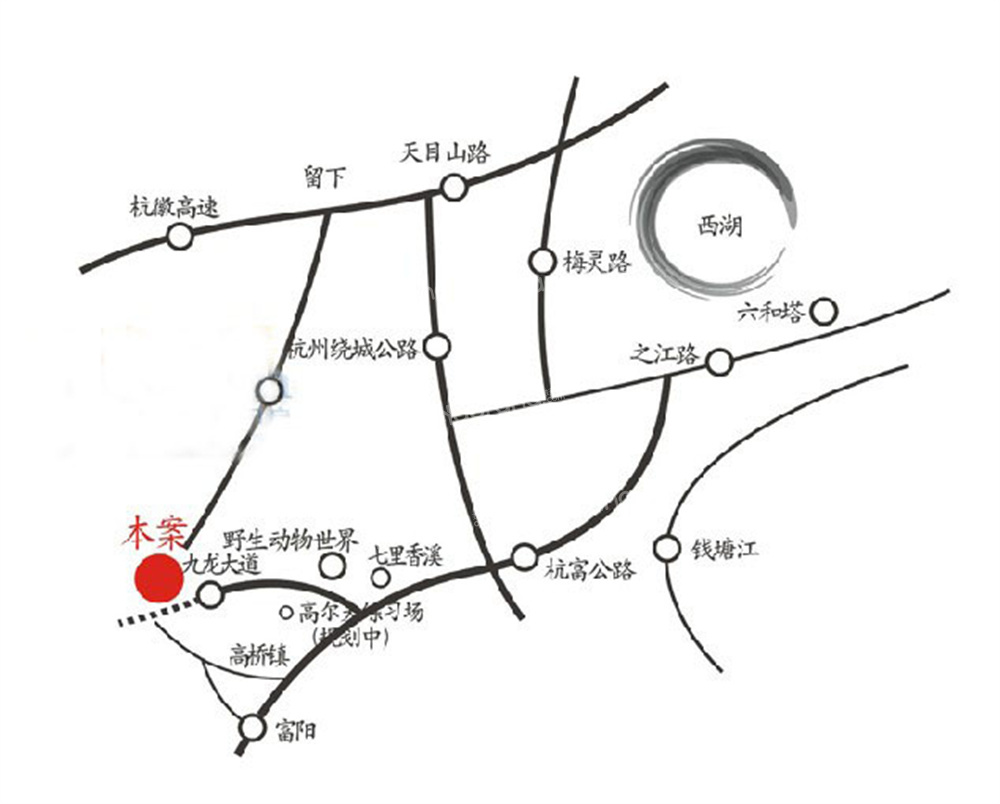 金宇·云水山居位置图