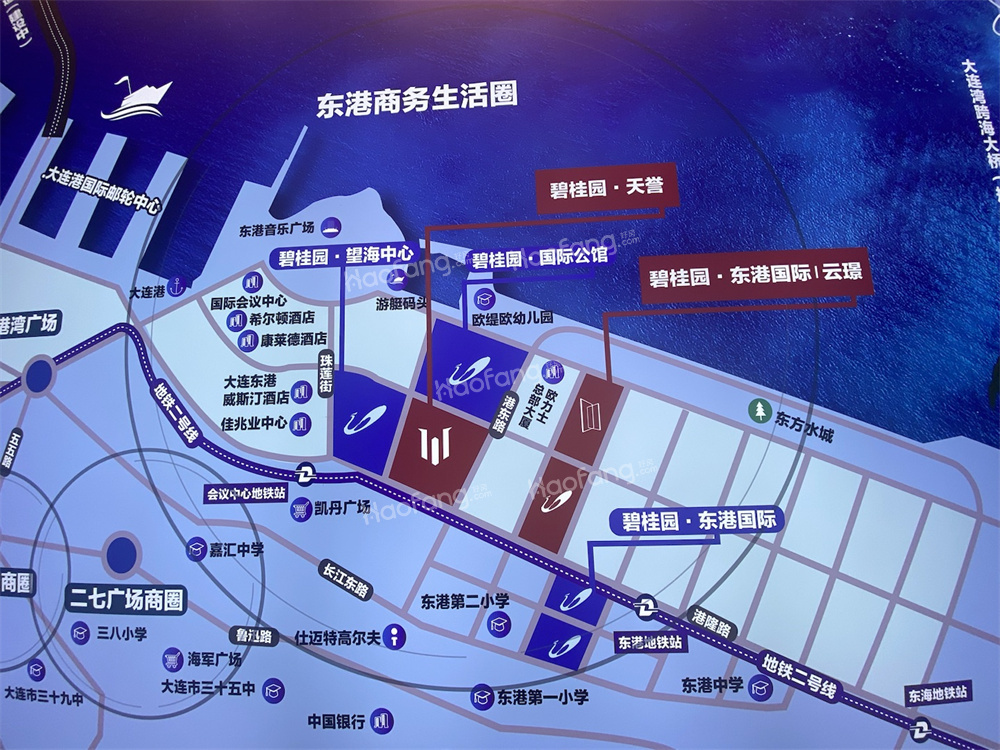 碧桂园望海中心位置图