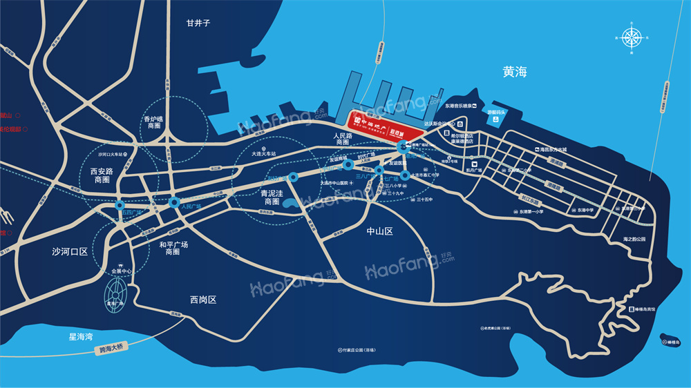 中海海港城-天誉位置图