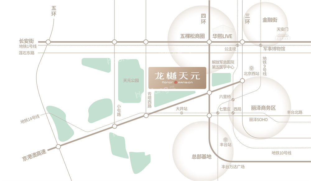 北京城建龙樾天元位置图
