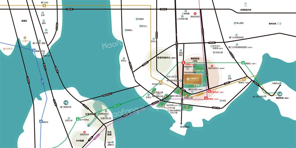 IOI棕榈国际住区位置图