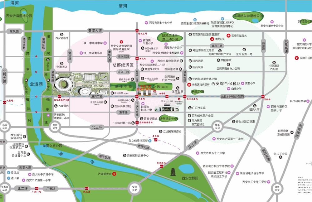 中国五矿金融贸易中心位置图